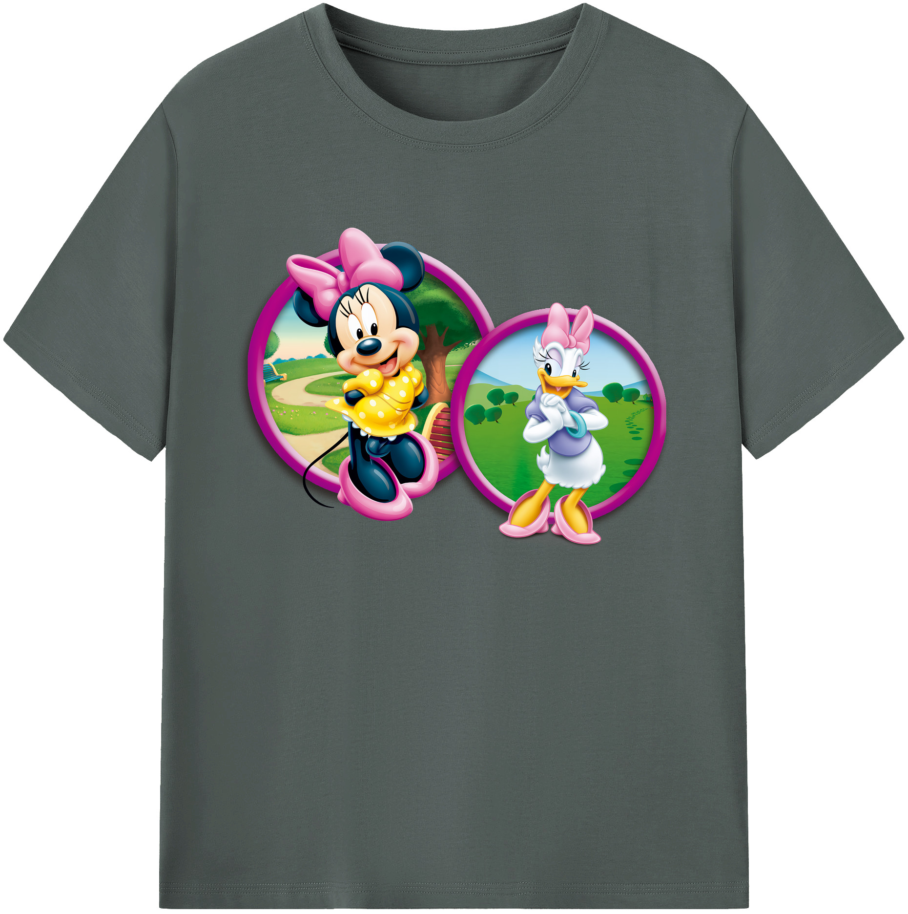 ミッキーマウス Mickey Mouse 綿100％ メンズ半袖Tシャツ｜肌触りやわらか＆通気性